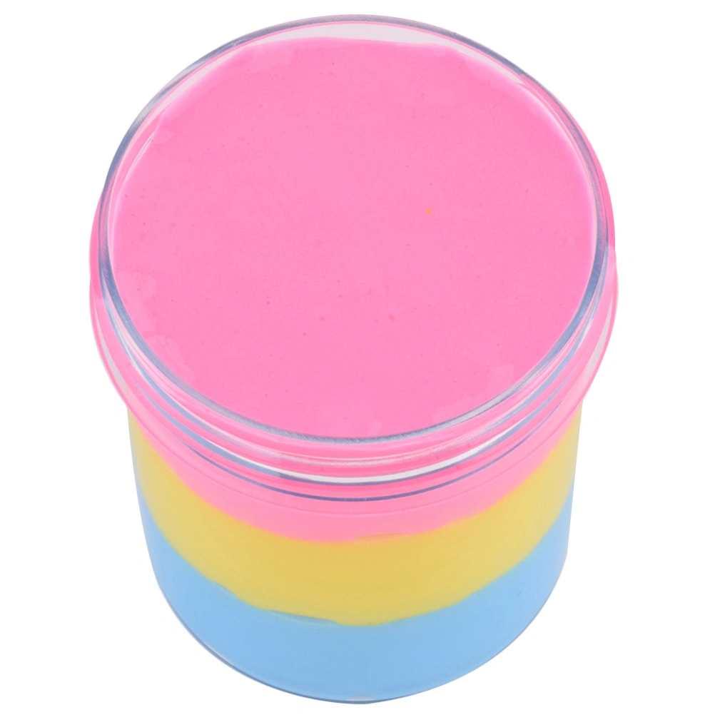 120ML Clay Children DIY Plasticine Toy Color Clay Colorful Cotton  Ramen Mud DIY Clay Toy (Pink+Yellow+Blue)