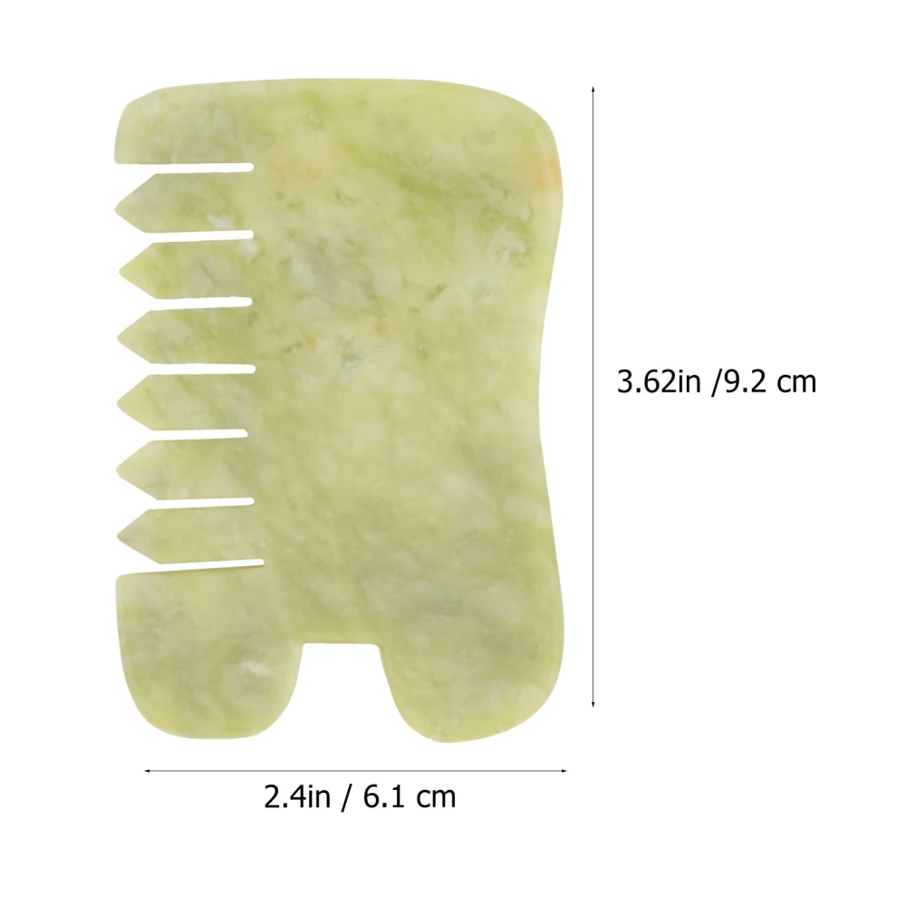 1Pc Nature Jade Gua Sha Board Practical Massaging Tool Face Massage Plate Green