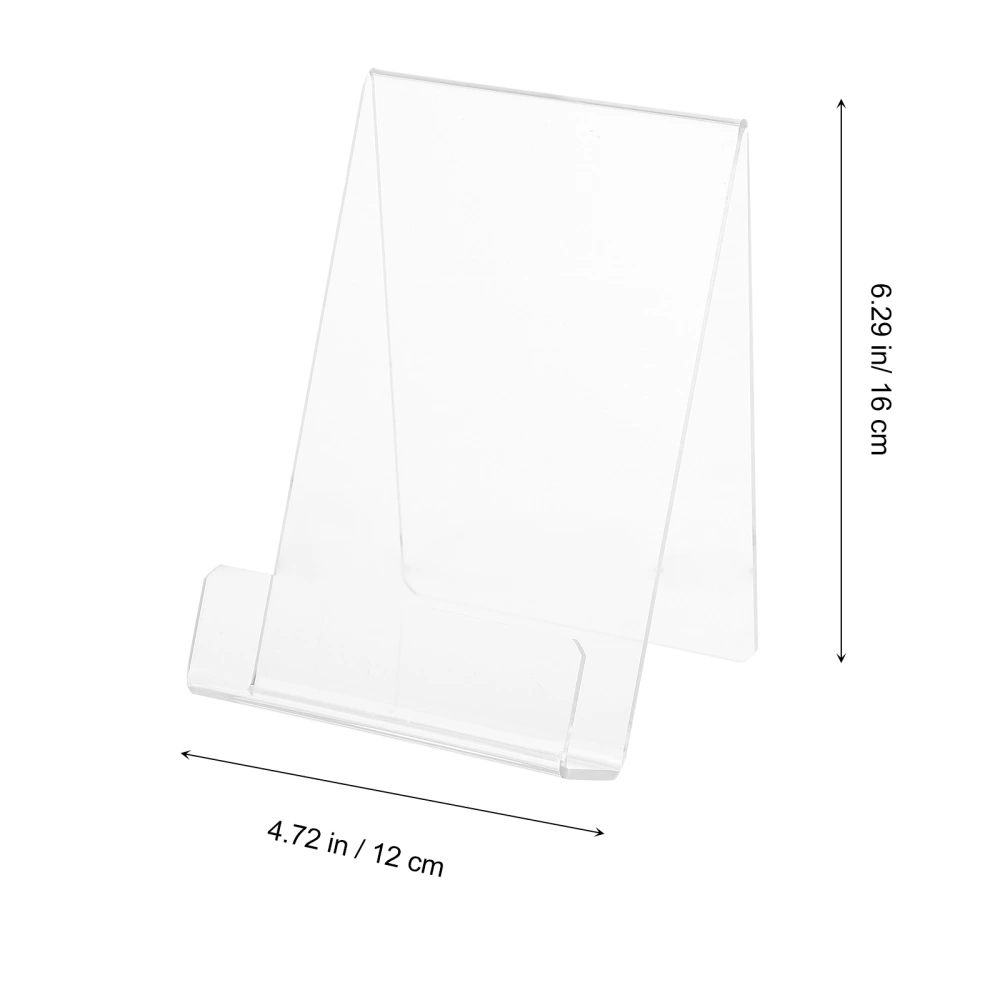 1Pc Acrylic Book Rack Practical Magazine Display Stand Simple Book Holder