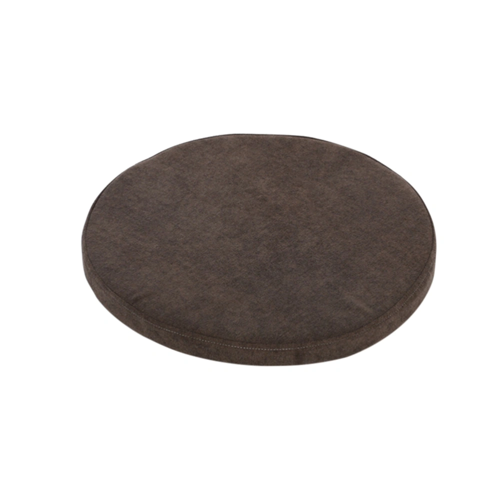 Slow Memory Seat Cushion Home Office Round Sponge Pads 35cm (Chocolate Color)