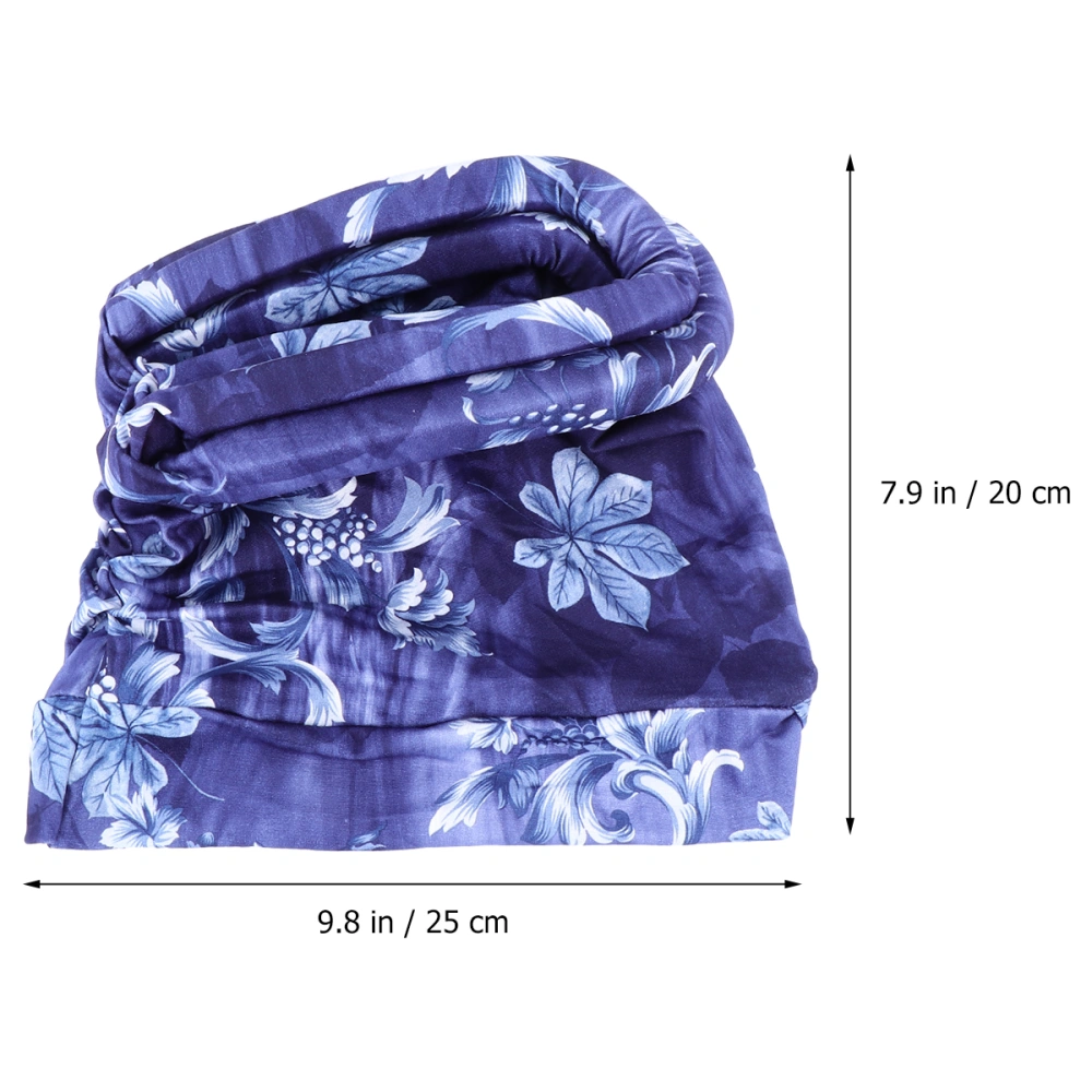 1pc Flower Head Wrap Turbano Chemotherapy Sunscreen Headwrap Multifunctional Hat for Women Ladies