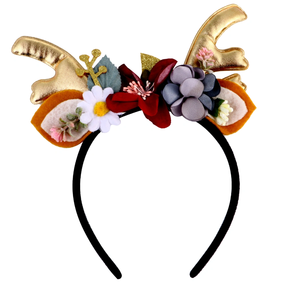 Adorable Antler Hair Hoops Chic Party Headwear Festival Headdress for Girls