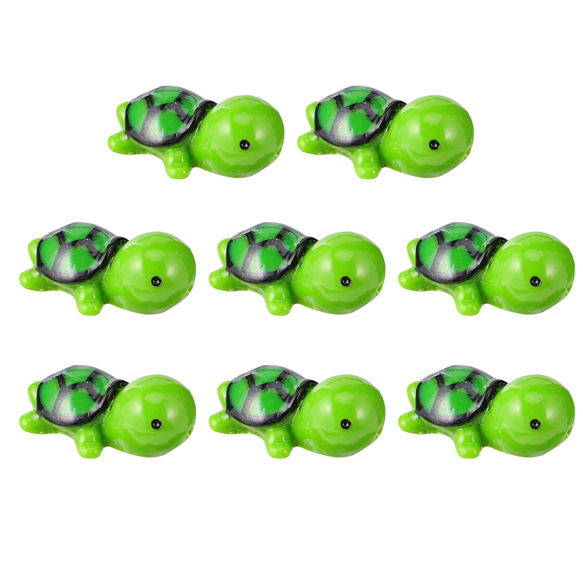 8pcs Succulent Microlandscape Turtle Adorable Ornament Desktop Decor Adorable Turtle Crafts for Home Indoor Shop