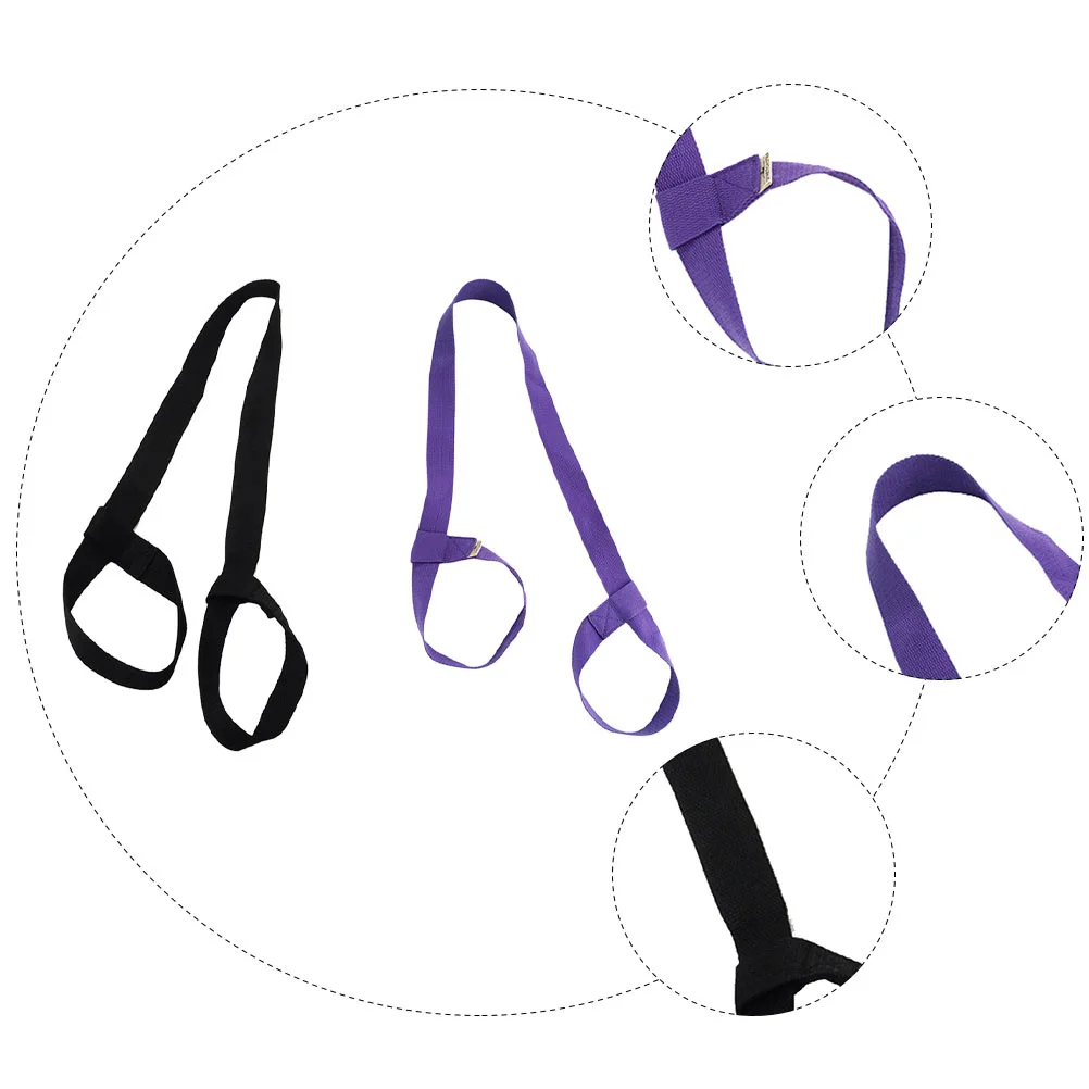 2pcs Yoga Mat Straps Yoga Carry Straps Durable Adjustable Yoga Mat Belts