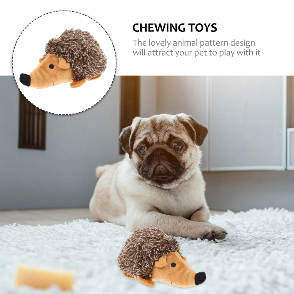 1 pc Dog Chew Toy Sound Plush Pet Puppy Toy Squeaky Hedgehog Toy Pet Squeaky Toy