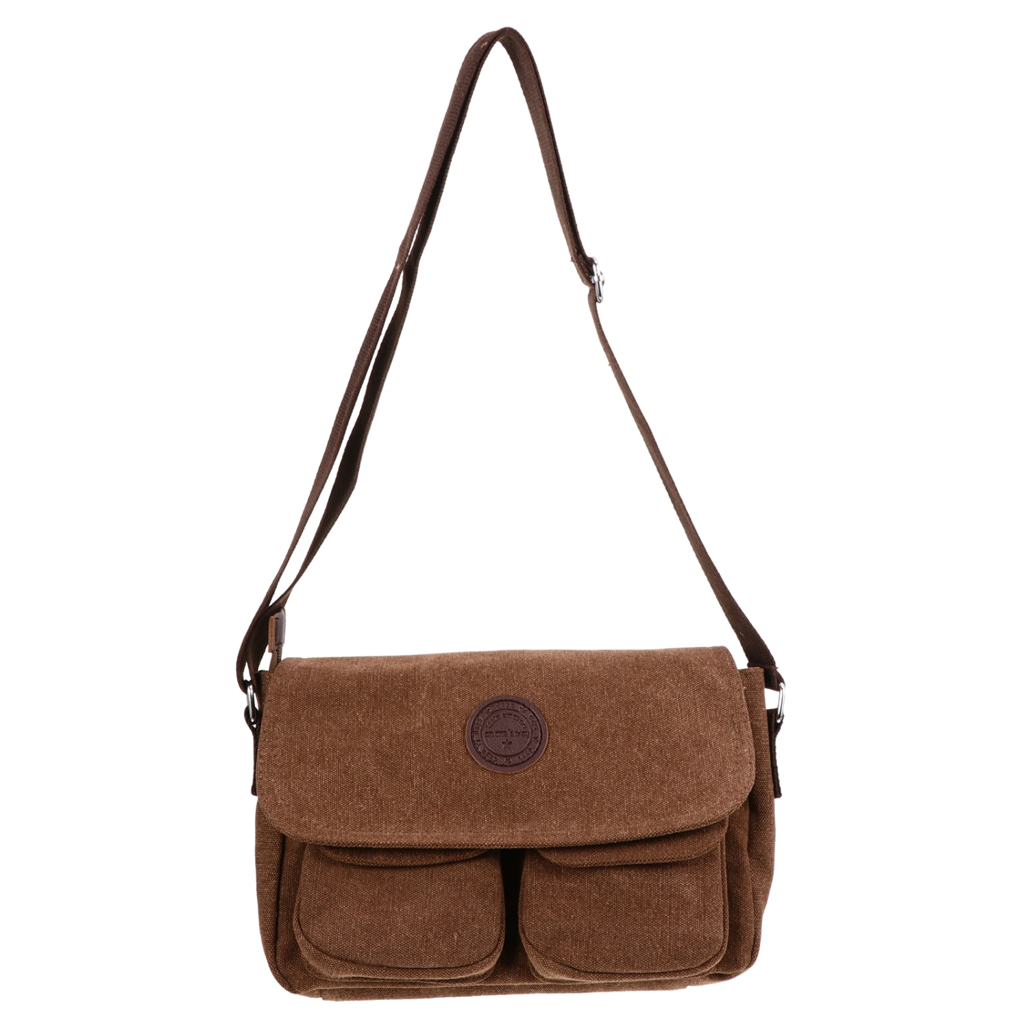 1pc Vintage Canvas Bag Casual Bag Men Single Shoulder Bag Male Messenger Bag