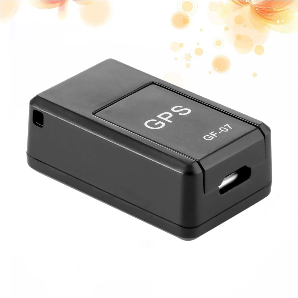 GF-07 Anti Theft Device Mini Sim Vehicle Strong Magnetic Free Installation GPS Tracking Locator Personal Tracking Object (Black)