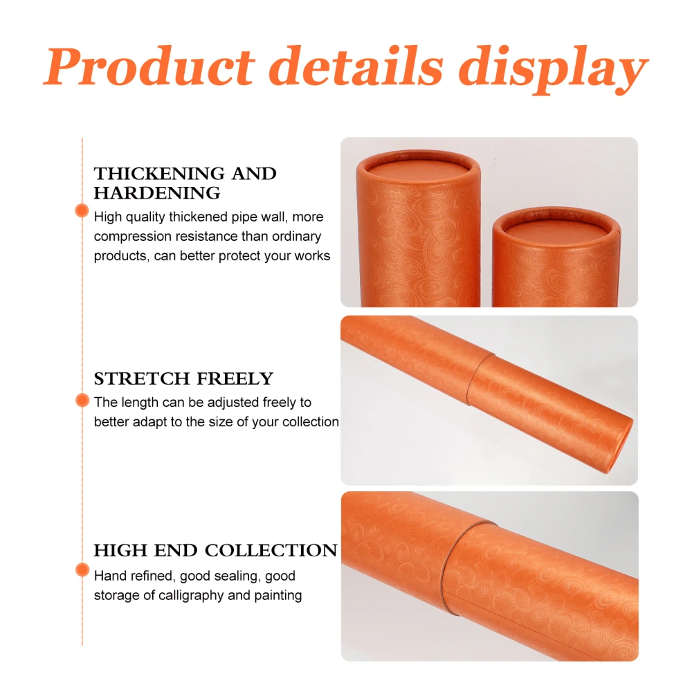 Extendable Telescopic Painting Paper Artwork Storage Tubes Mailing Tube