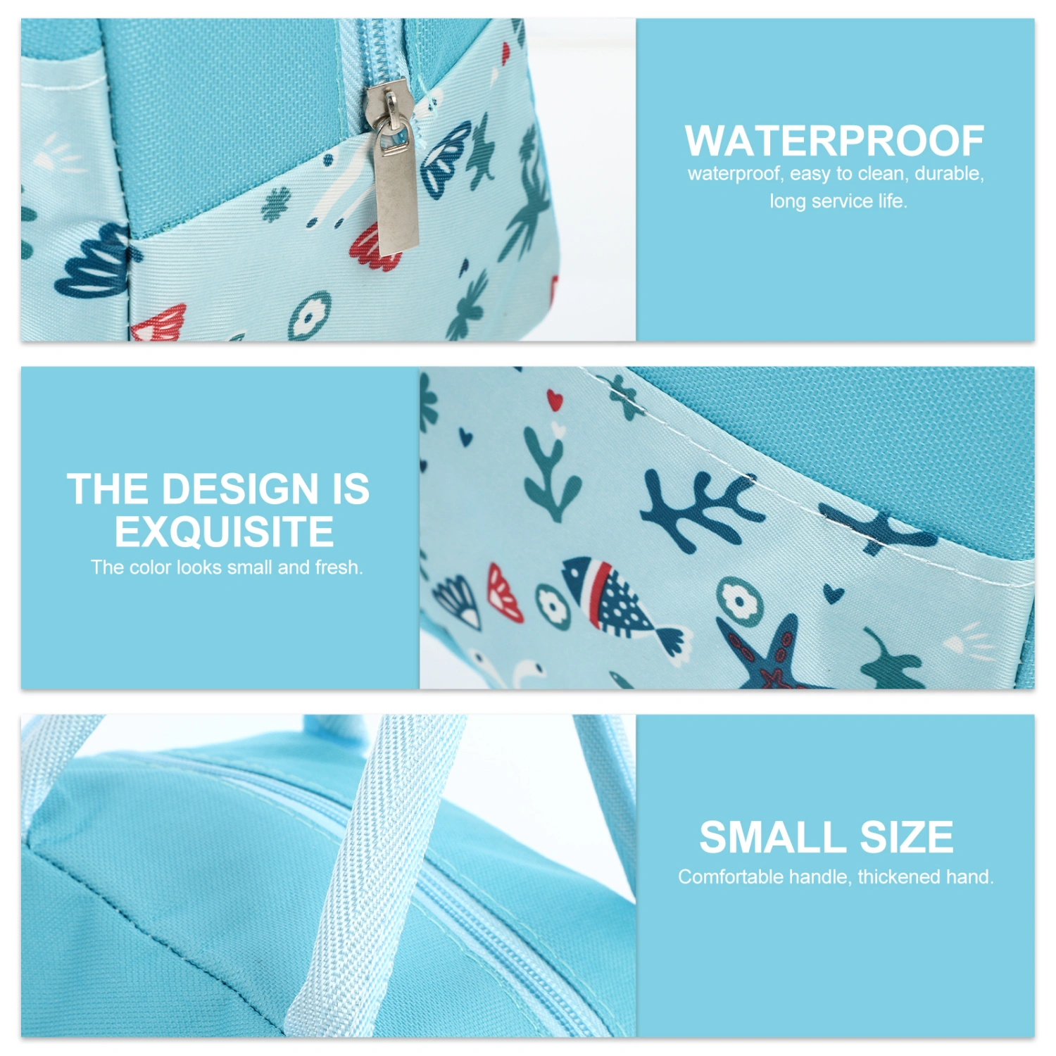 1pc Cartoon Pattern Lunch Box Bag Lunch Bag Heat Preservation Bento Bag