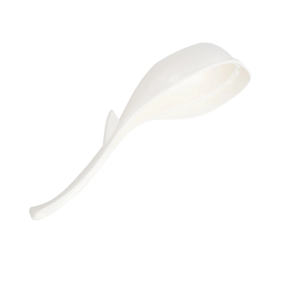 Plastic Spoons Round Head Design Soup Spoon Multifunctional Thicken Plastic Colander Soup(White)