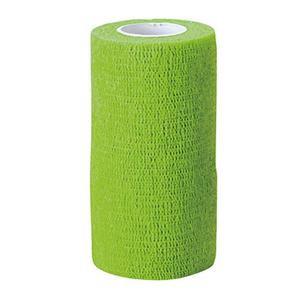 6-roll 7.5x450cm Medical Self-adhesive Elastic Bandage Self Adherent Cohesive Wrap Bandages for Athletic (Green)