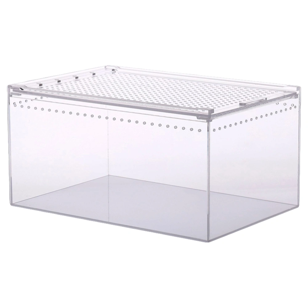 Acrylic Reptile Box Climbing Pet Feeding Container Transparent Breeding Box