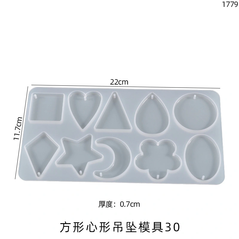 Earring Charm Mold Jewelry Drop Dangle Earring Casting Silicone Mould Resin Epoxy DIY Crafting