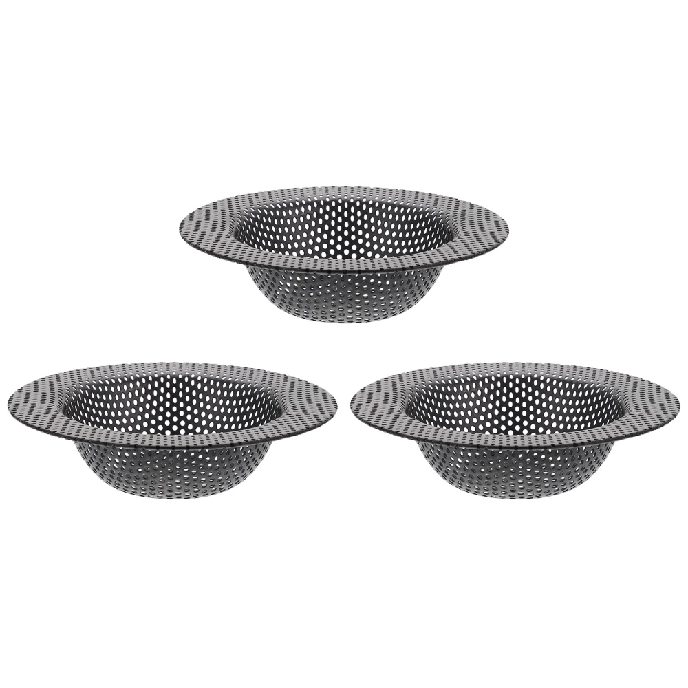 3pcs Kitchen Sink Strainer Stainless Steel Sink Drain Strainer Anti-clog Filter