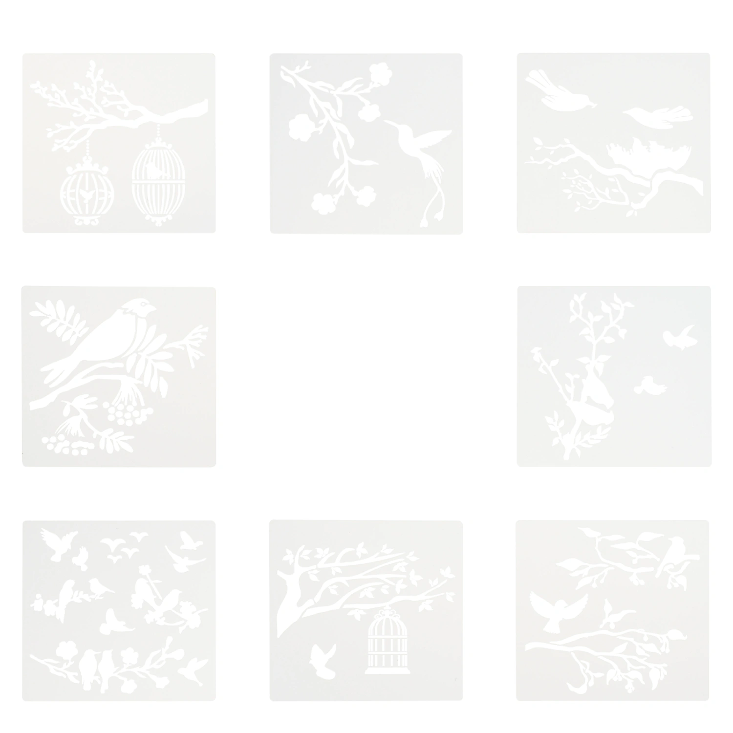 2 Sets Wall Painting DIY Templates Scrapbooking Stencils Kids Drawing Stencils