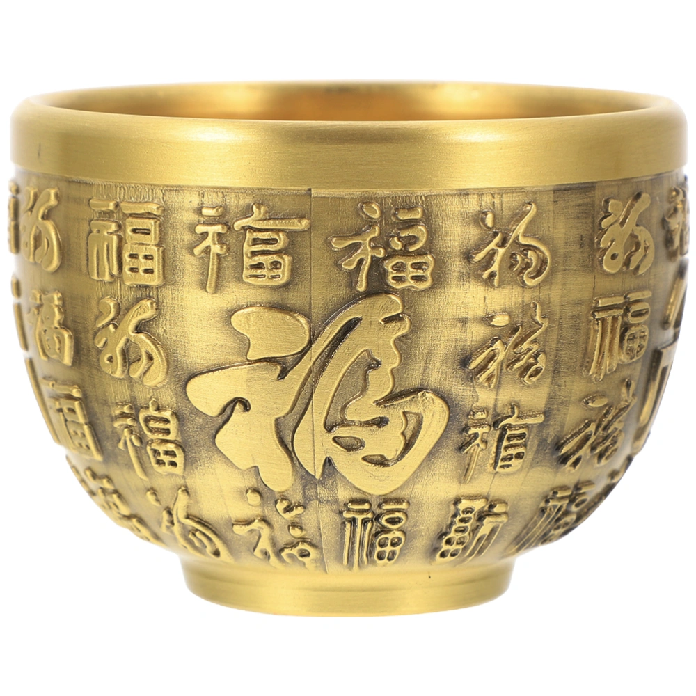 Treasure Basin Metal Treasure Bowl Money Fortune Basin Desktop Brass Bowl Adornment