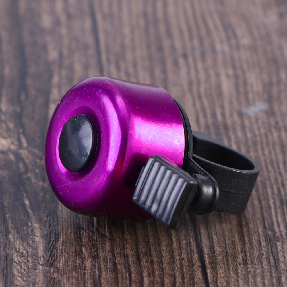 Aluminum Alloy Handlebar Bell Bike Ring Ringer Road Bikes MTB Horns Cycling Bell Accessories (Purple)