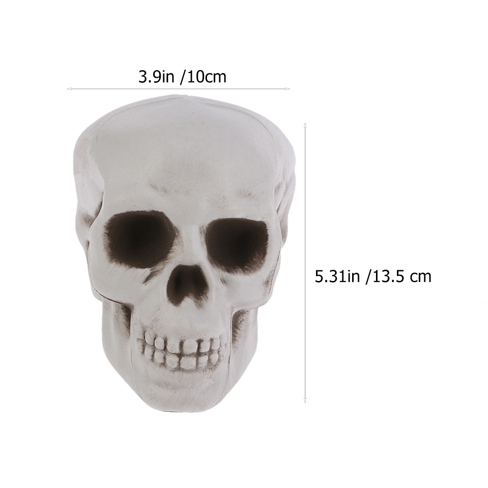 2Pcs Halloween Skulls Realistic Skull Models Human Skeleton Heads Decor