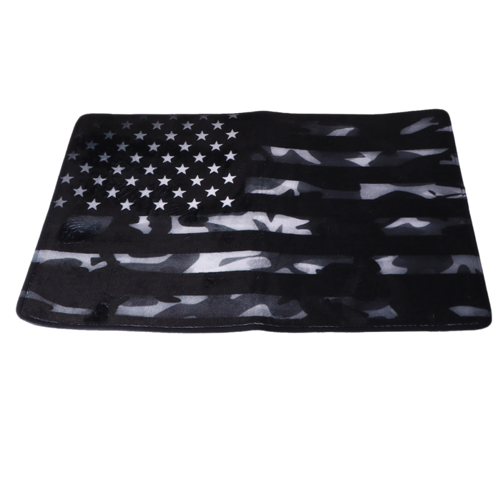 1pc American Flag Digital Kitchen Water Absorbing Anti-slip Mat Floor Mat Doormat Anti Mud Floor Rug Flannel Pad Washable Door Mat for Home (Assorted Color)