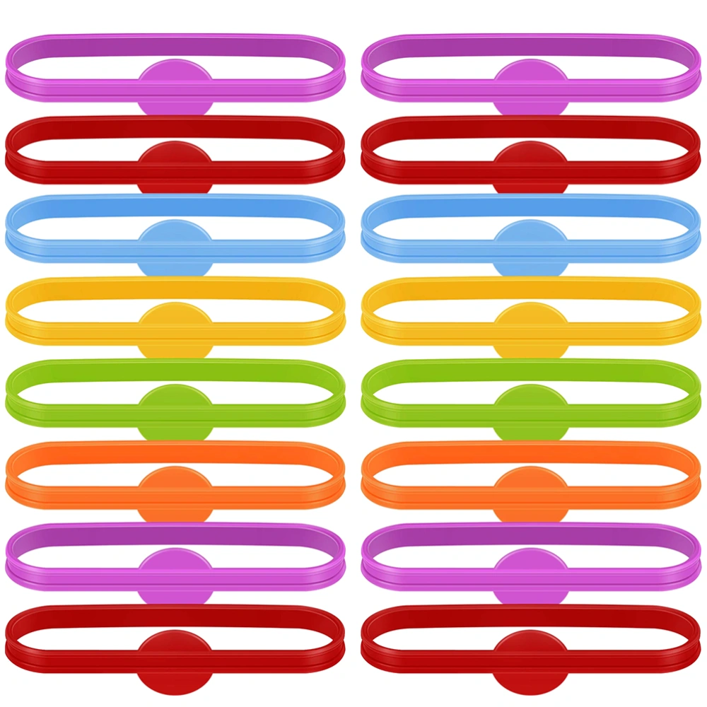 36pcs Silicone Wine Cup Glass Markers Party Goblet Wine Drinking Cup Marking Tag