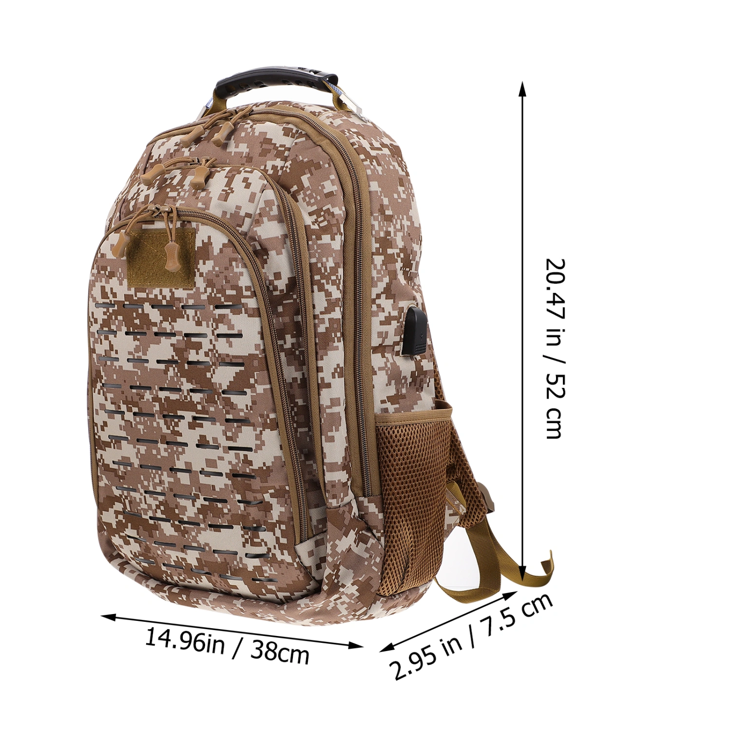 1pc Mountaineering Bag Outdoor Knapsack Camping Backpack Sundries Storage Bag