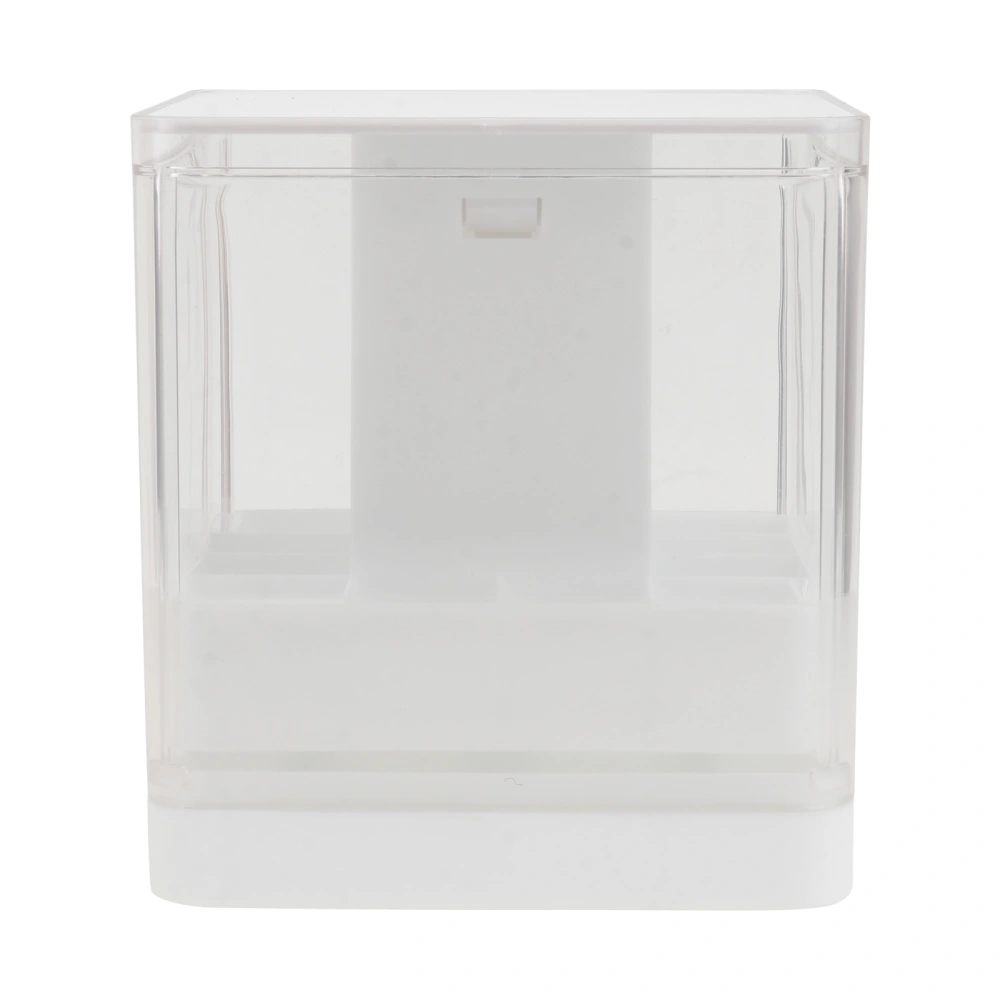 1Pc Lifting Lipstick Storage Box Dustproof Lipstick Box Makeup Storage Box White