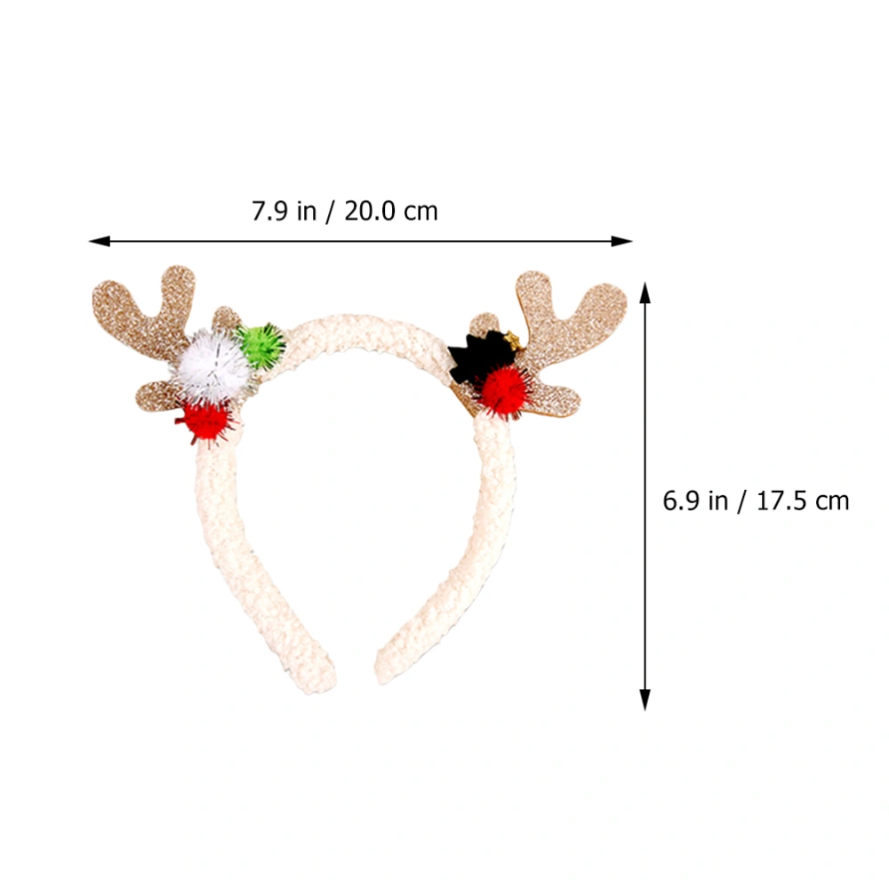 2 Pcs Christmas Hair Hoops Decorative Headdress Lovely Chic Hair Decoration