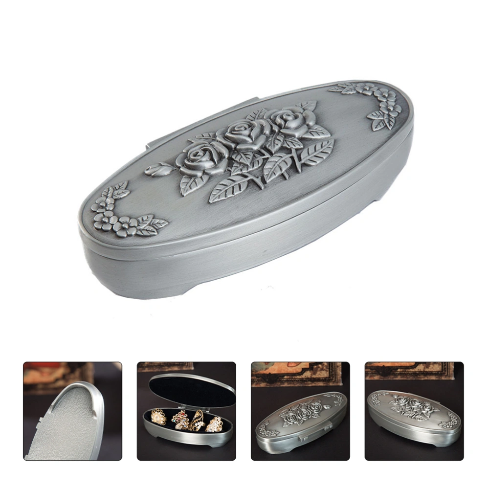 1pc Practical Jewelry Storage Box European Style Jewelry Box Delicate Jewel Case