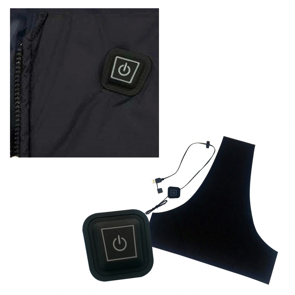 1pc Electric Heating Pad USB Clothes Pad Heating Pad (Random Plug Style)