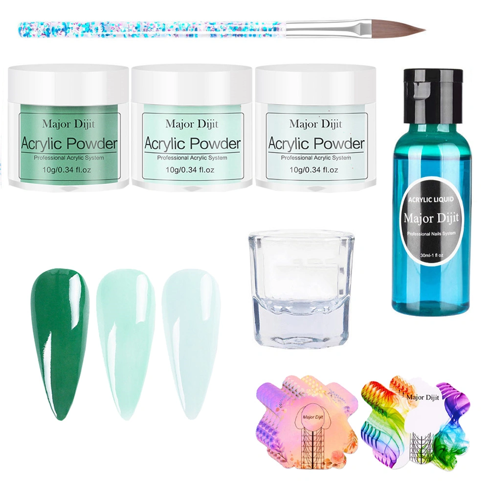 1 Set Acrylic Powder and Liquid Set Professional Nail Art Crystal Powder Kit