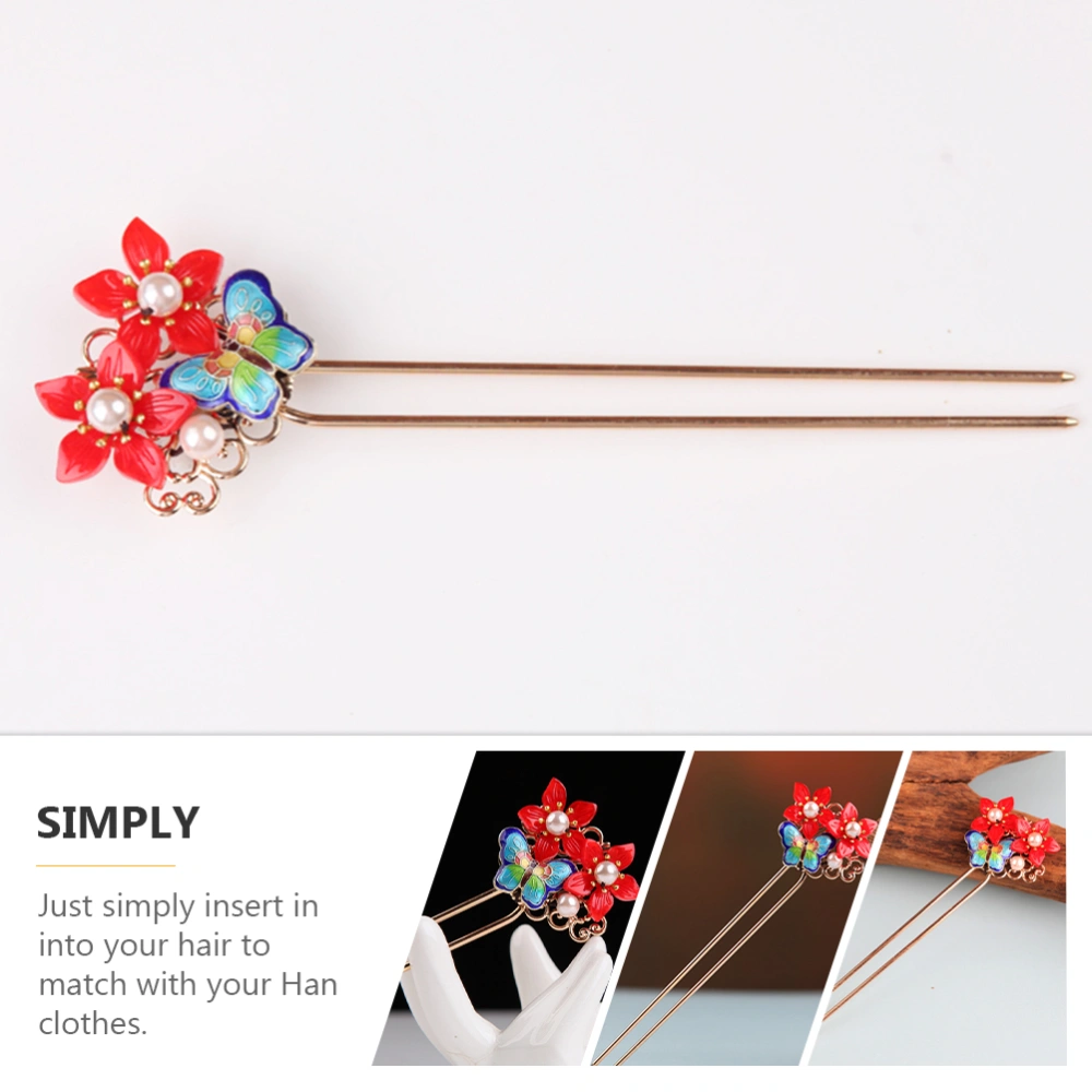 Classic Chinese Style Hairpin Women Hair Stick U-shaped Hair Pin Hair Accessory