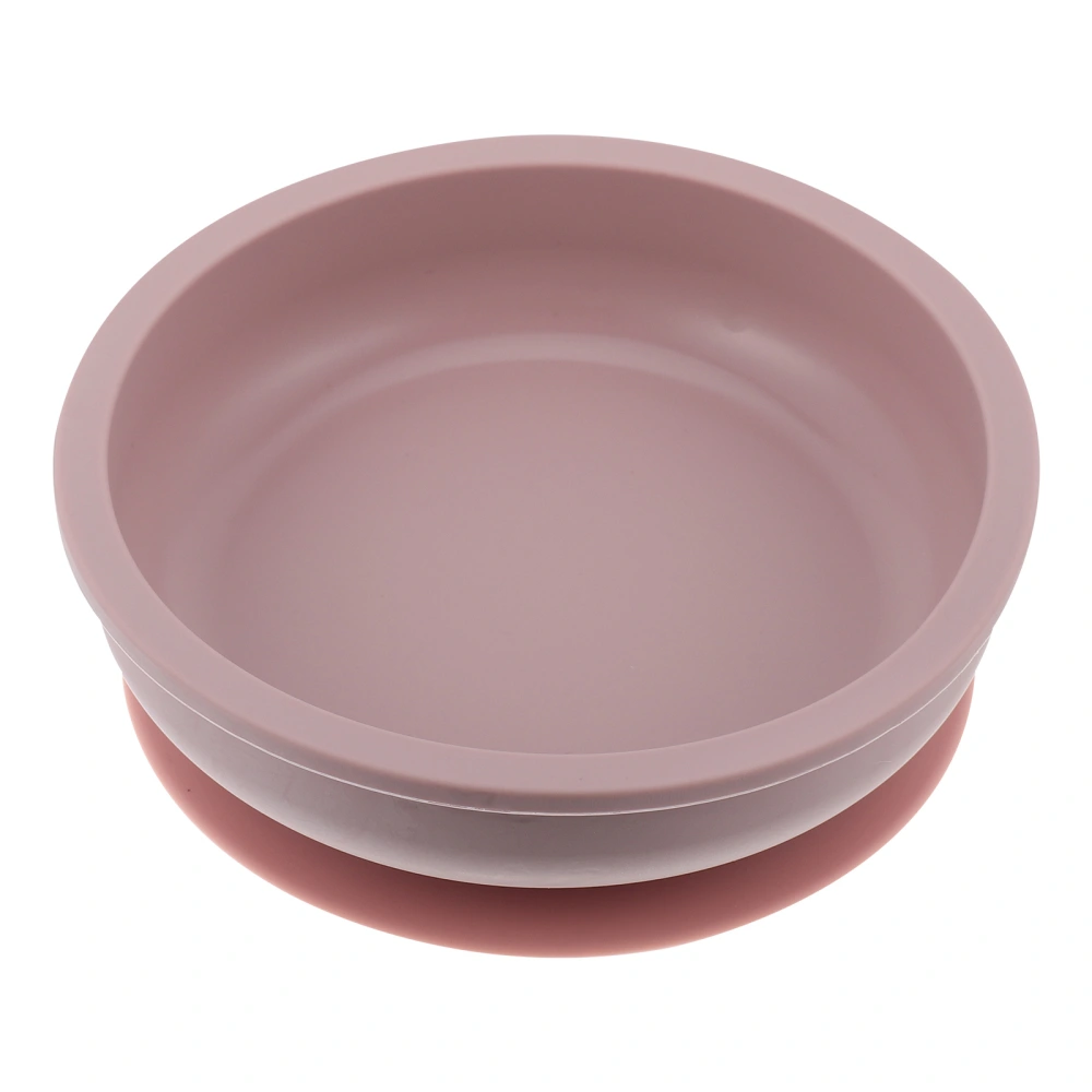 Integrated Suction Bowl Baby Eating Training Bowl Practical Silicone Bowl