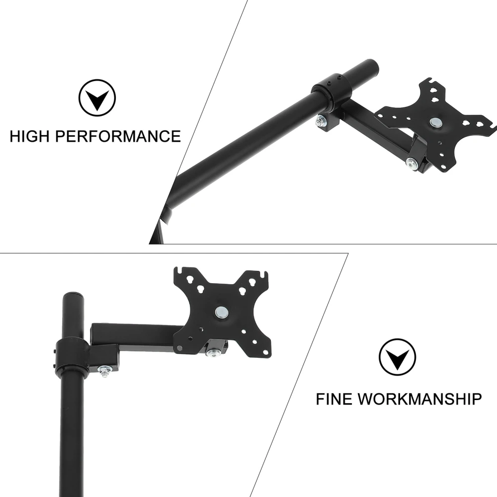 Adjustable Monitor Mount 14-27 inch Desktop TV Holder Flexible TV Stand