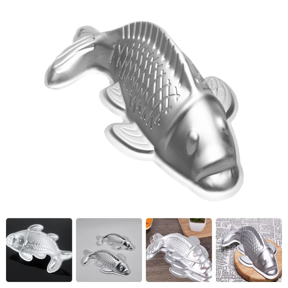  Cake Baking Mold Fish Shape Design Rice Cake Mold Multifunctional Jelly Mold