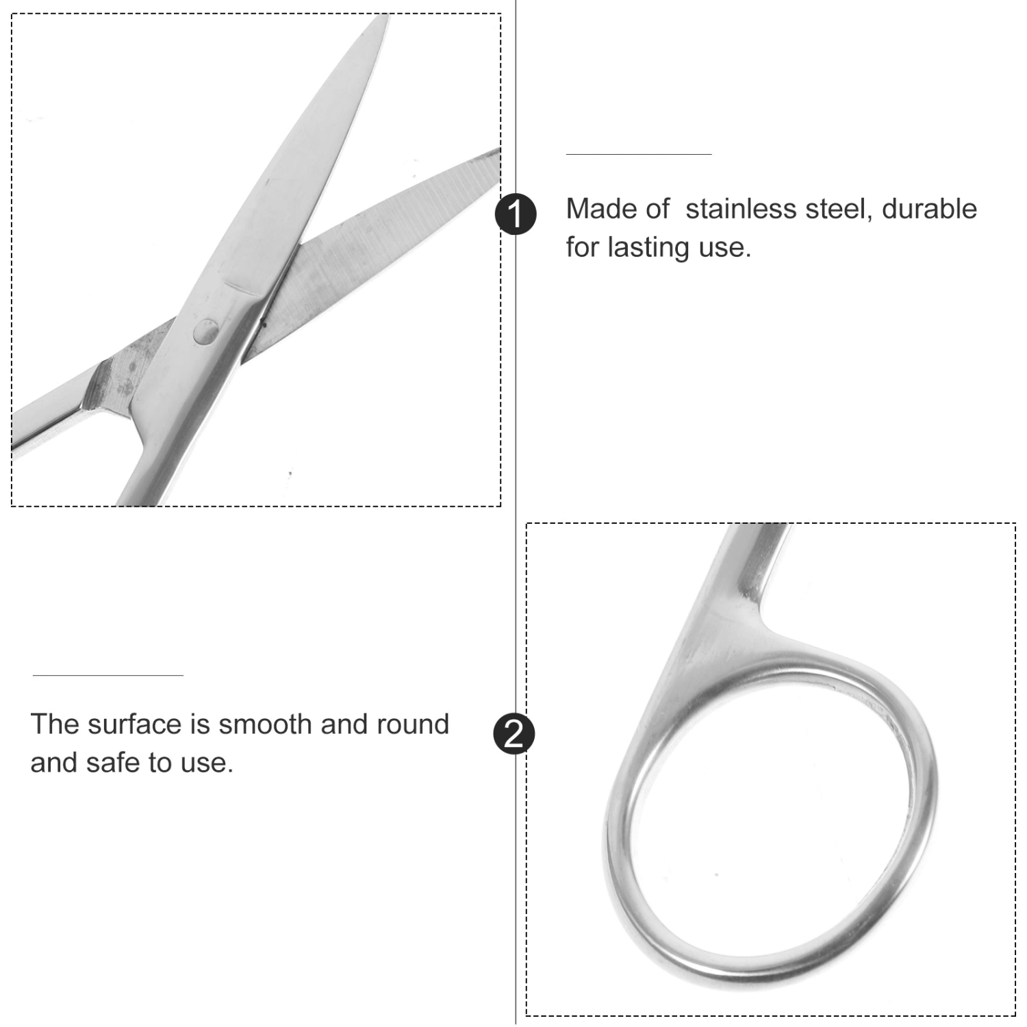 16CM Stainless Steel Scissors Medical Surgical Operating Dissecting Straight Scissors Hospital Supplies (Straight Head)