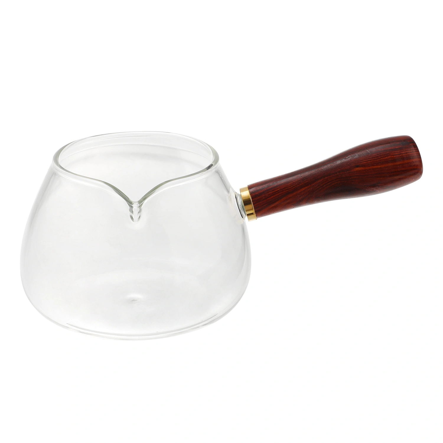 1Pc Glass Teapot Glass Tea Maker Professional Tea Set Coffee Pot with Handle