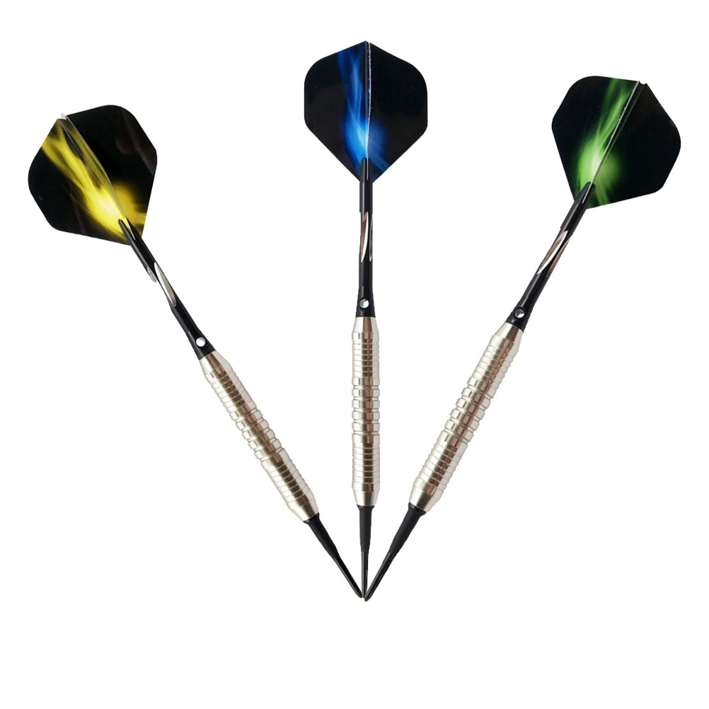 1 Set Professional Darts Drop-resistant Pin-type Darts Alloy Flights Darts Sports Supplies for Man Woman (Blue)