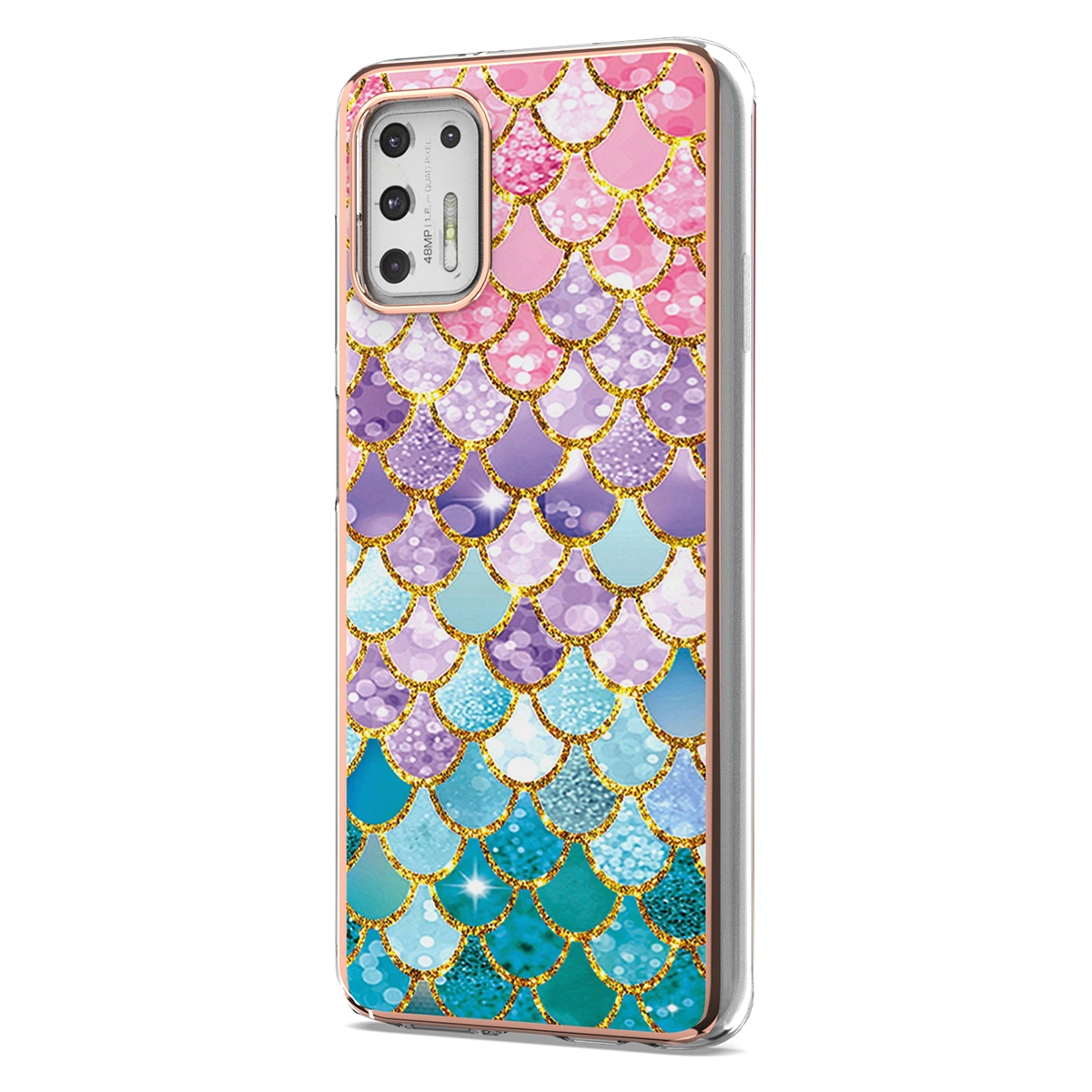 Luxury Pattern Phone Case Back Pattern Phone Shell Compatible for Moto G Stylus