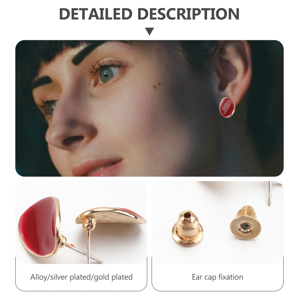 1 Pair of Simple Ear Stud Delicate Ear Pendant Women Ear Jewelry Decoration