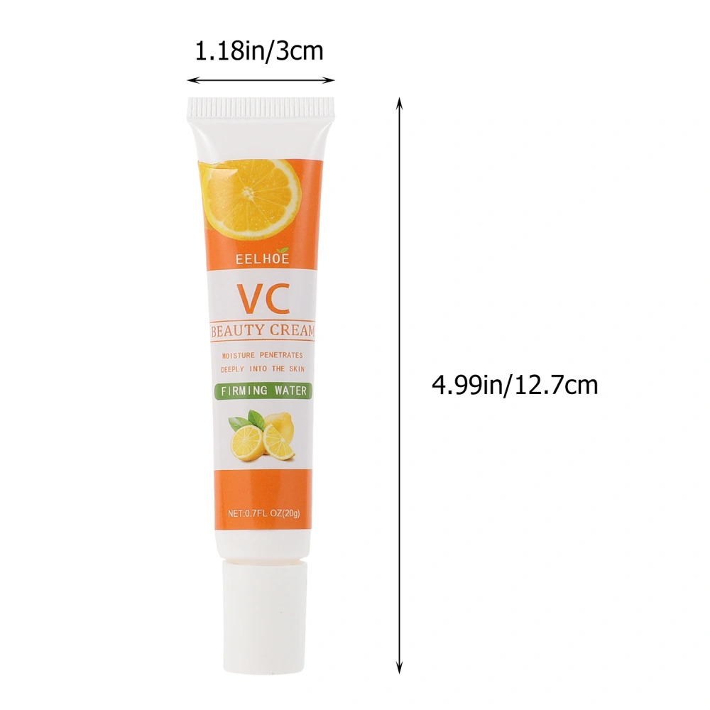 2Pcs Practical Woman Face Care Creams Nourishing VC Facial Creams (Orange)