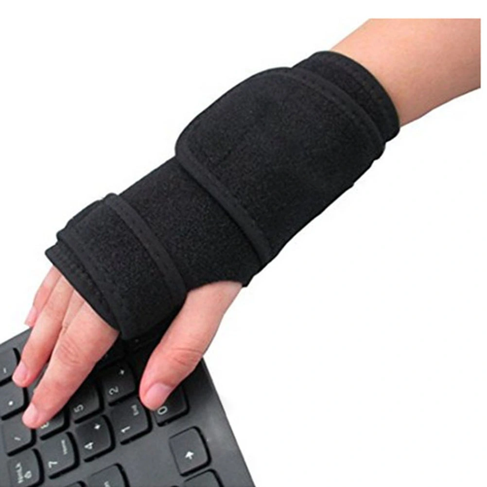 Sports Wrist Brace with Thumb Stabilizer Adjustable Wrist Support Wrap for Volleyball Badminton Tennis Basketball Weightlifting (Left Hand)