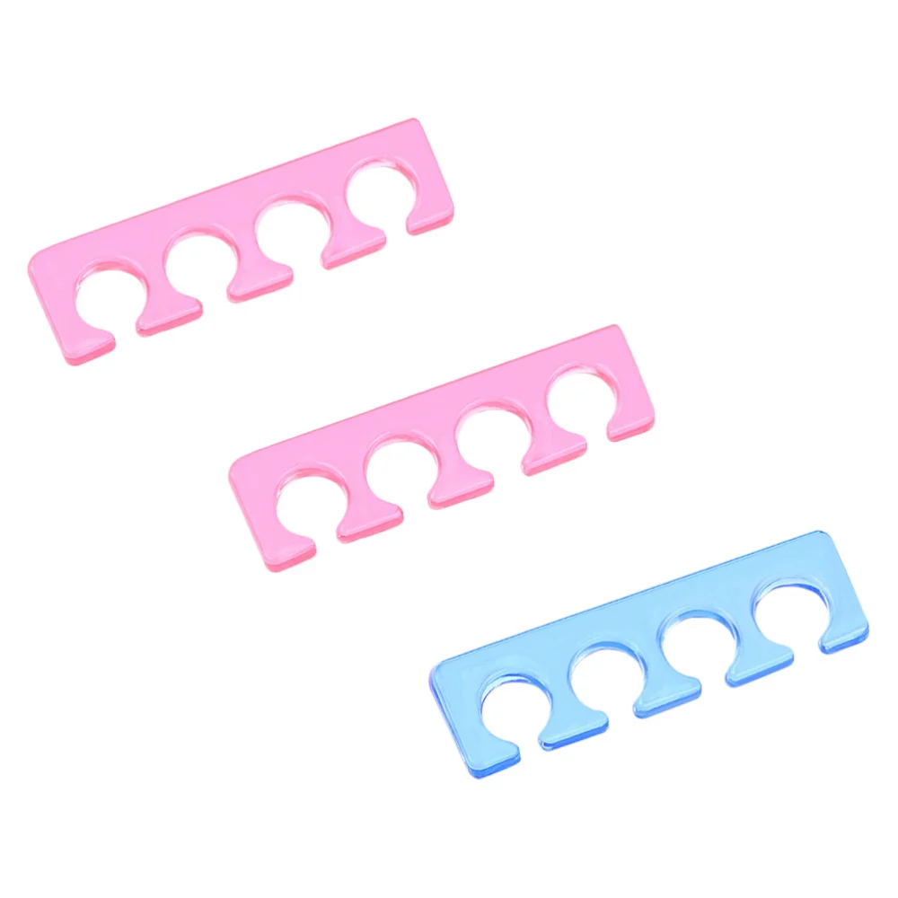 3Pcs Manicure Finger Divider Nail Separator Nail Art Tools (Random Color)