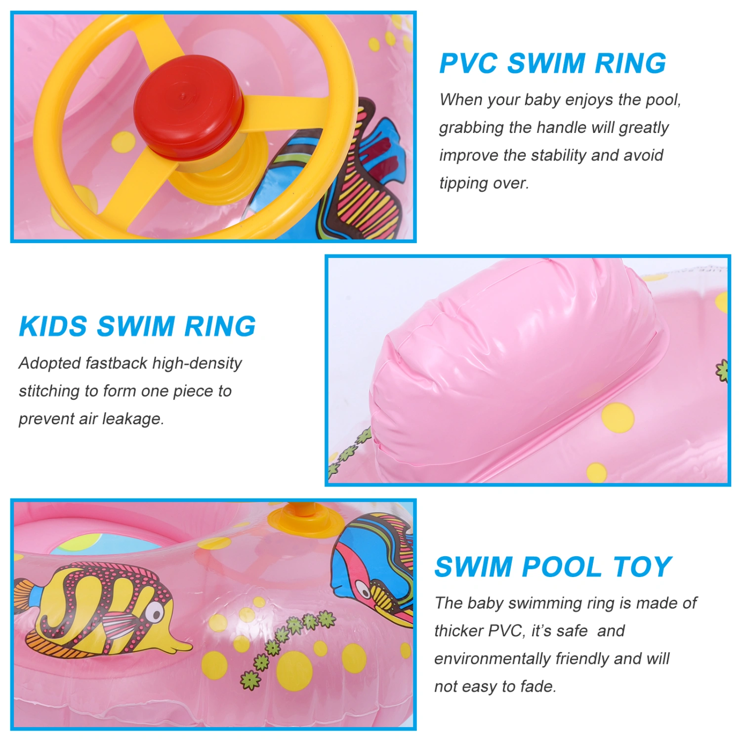 Baby Swimming Ring Summer Pool Float Yacht Shaped Baby Inflatable Pool Toy