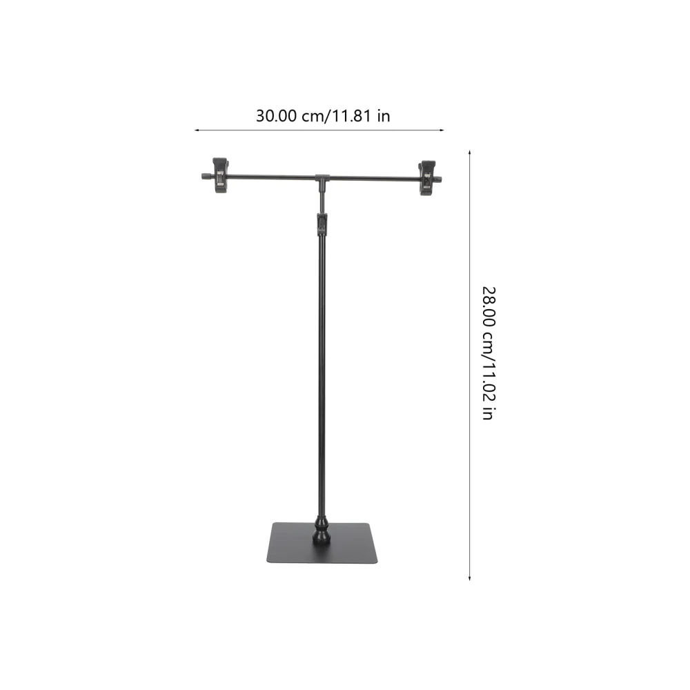 Adjustable Advertising Showing Rack T Shape Poster Stand Display Stand