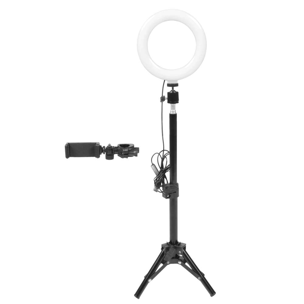 1 Set Desktop Tripod Fill Light Selfie Light Circle Shape Light Live Broadcast