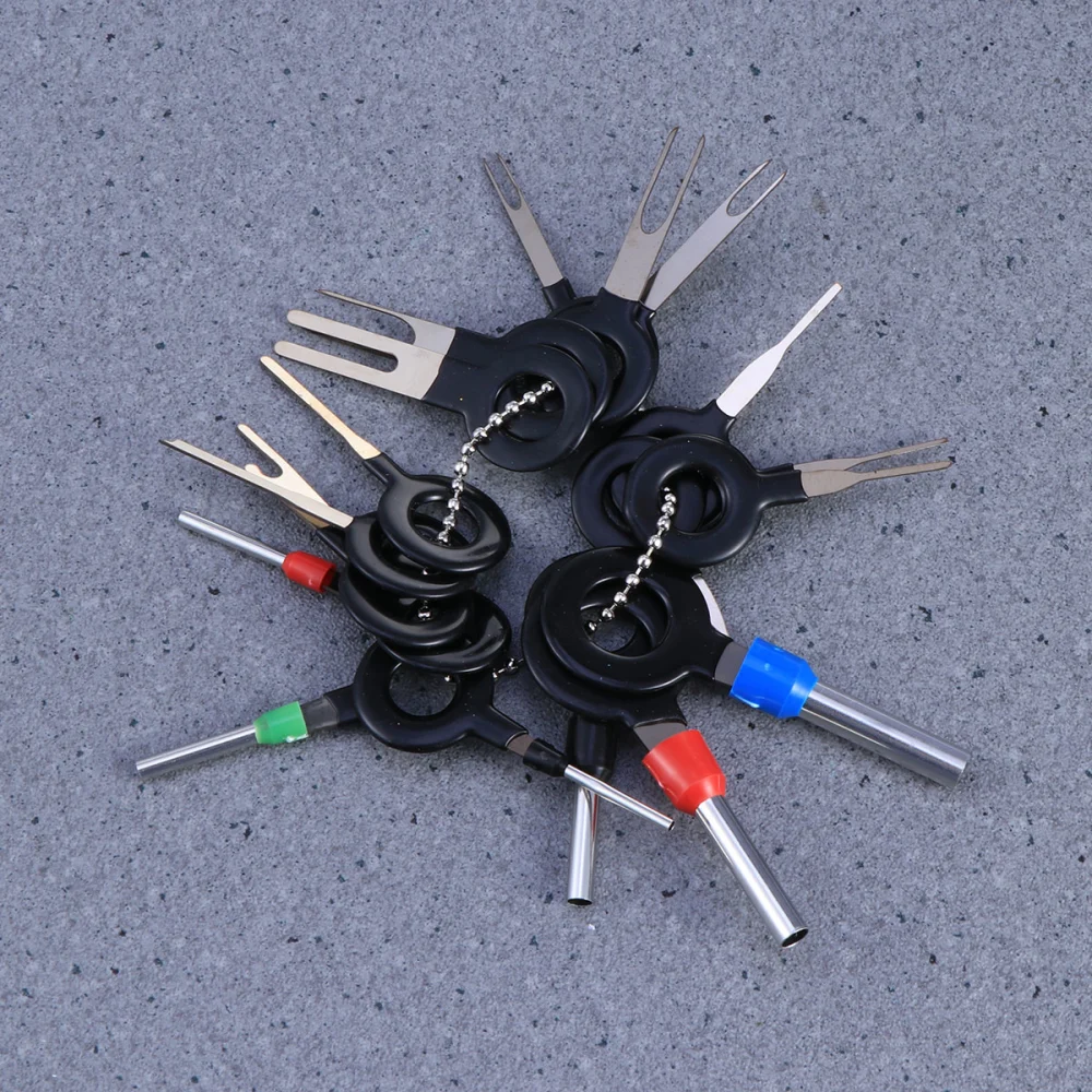 18 in 1 Auto Car Plug Circuit Board Wire Harness Terminal Extractor Picks Connector Crimp Pin Needle Remove Tools