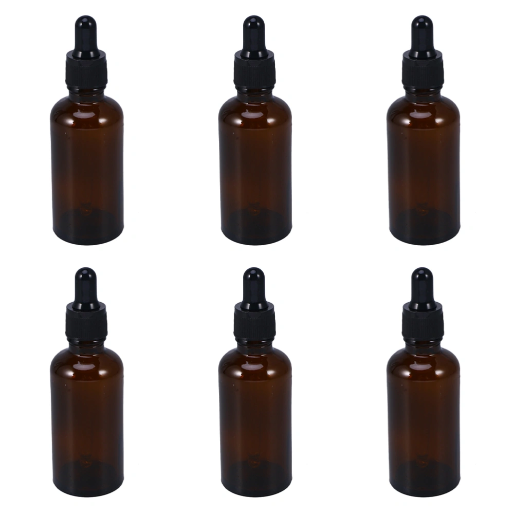 6PCS Dropper Glass Bottles Premium Dropper Bottles Practical Dropper Bottles