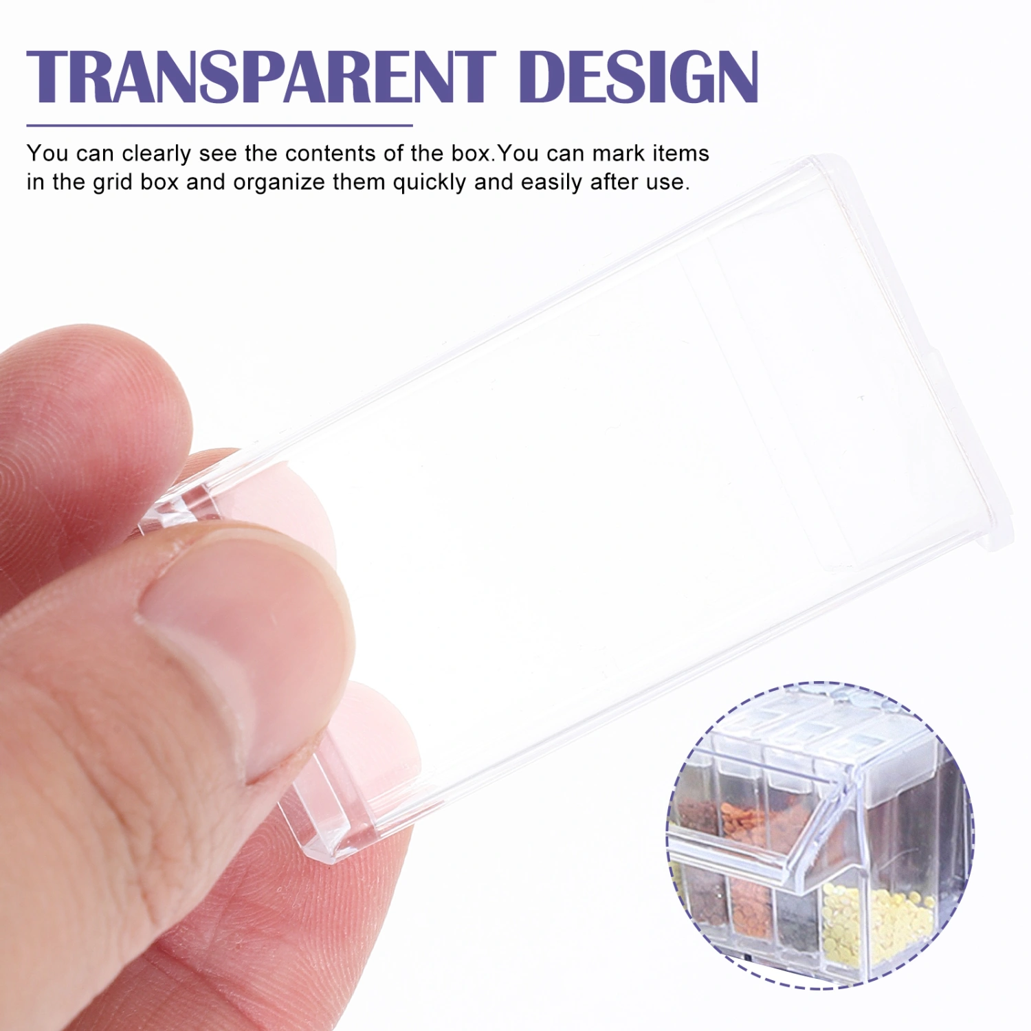 Diamond Picture Storage Containers DIY Diamond Loose Beads Containers for Home