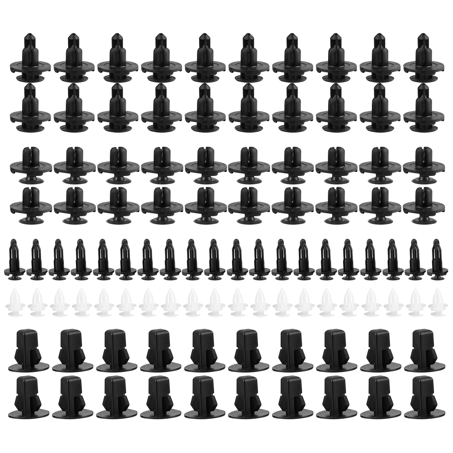 100pcs Trim Body Clips Engine Cover Shroud Cowling Guard Fastener Clips