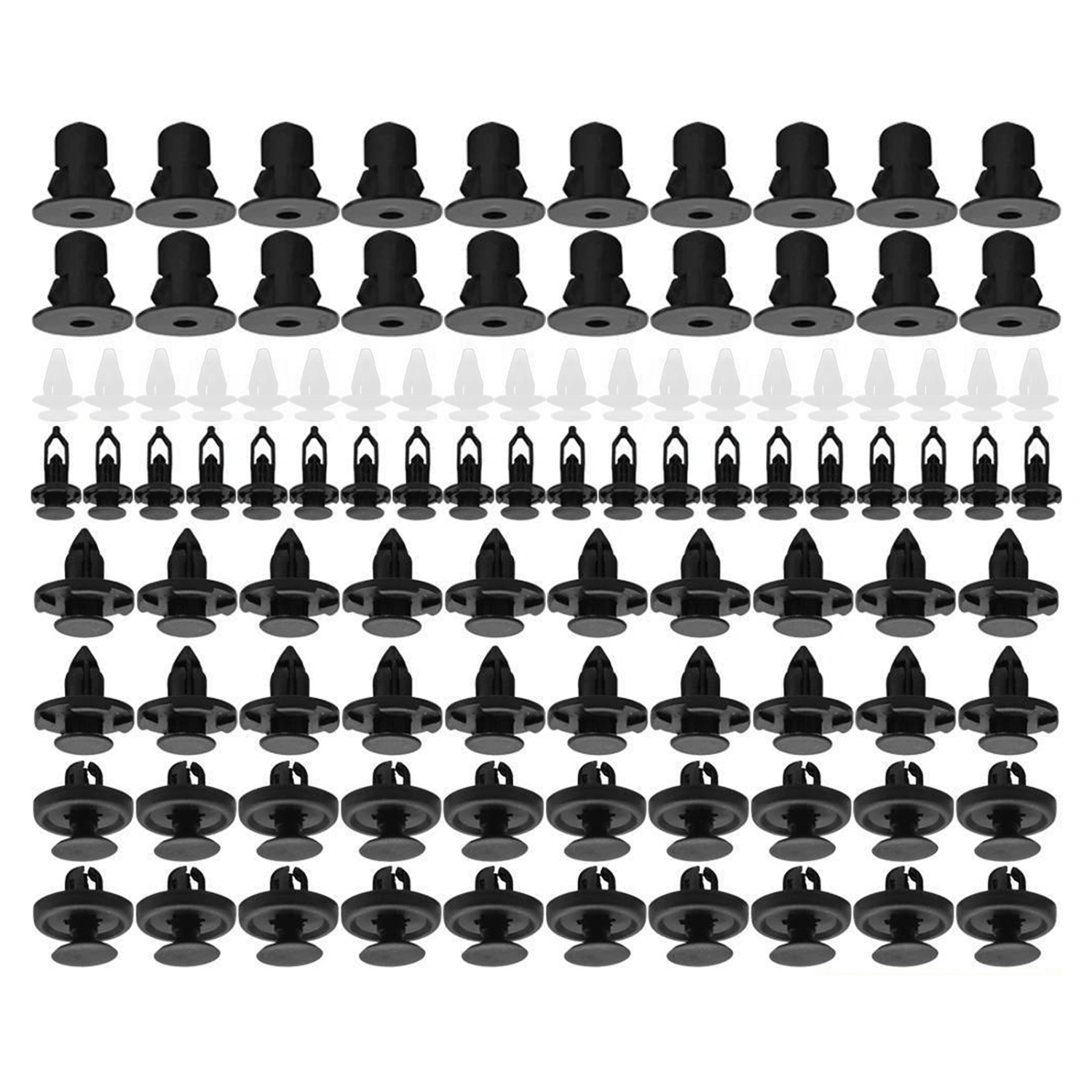 100pcs Trim Body Clips Engine Cover Shroud Cowling Guard Fastener Clips